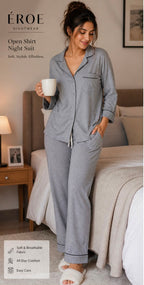 Cotton Sinker Ladies Night Suit
