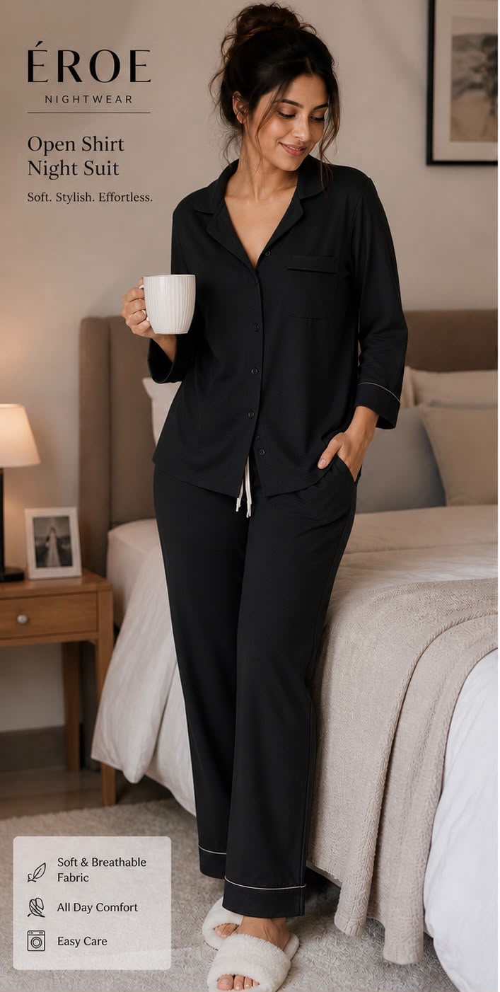 Cotton Sinker Ladies Night Suit