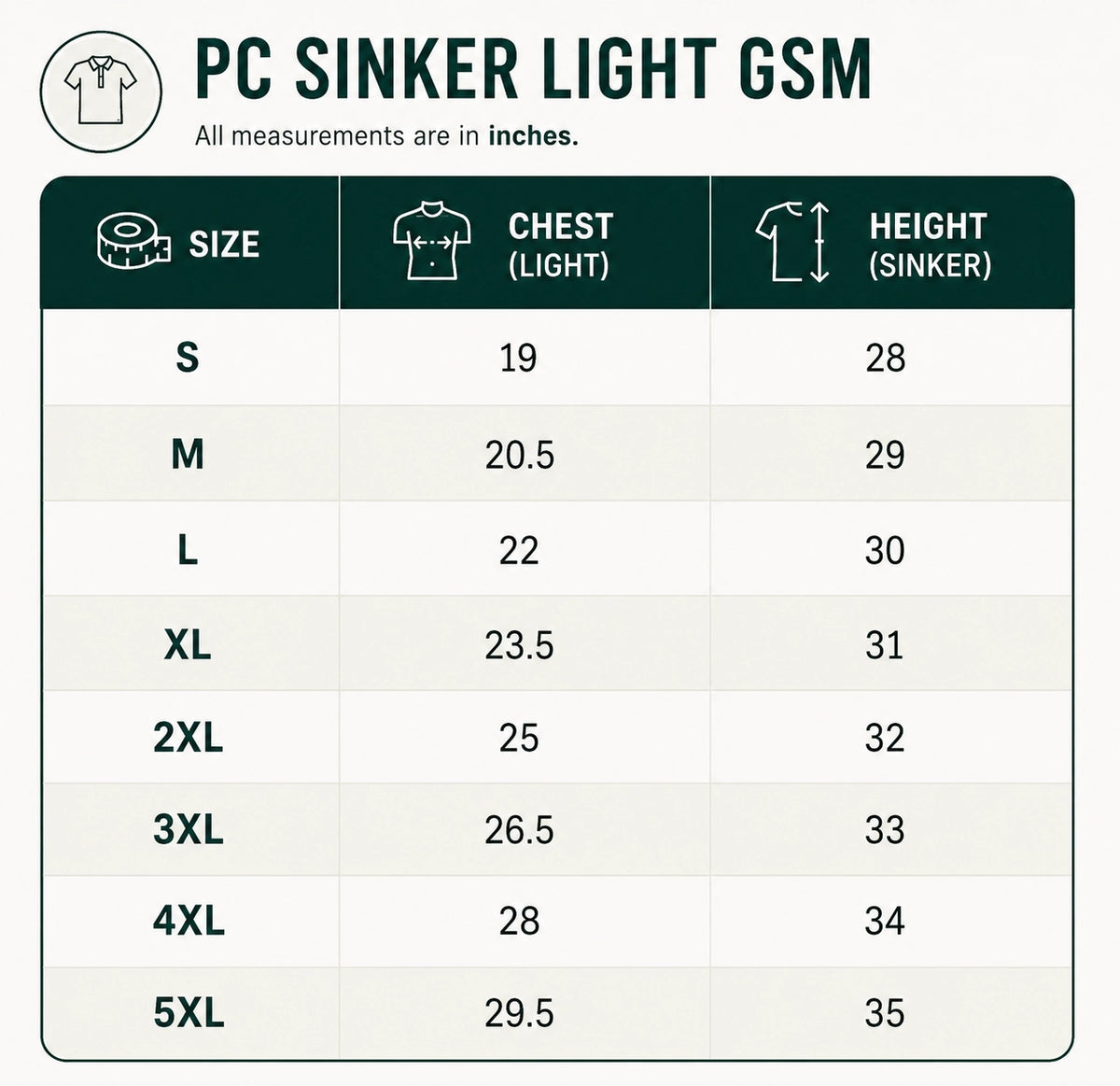 Cotton Sinker T-Shirt