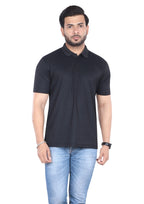 Full Dull Sap Active Core Polo - Black