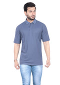 Full Dull Sap Active Core Polo - Dark Grey