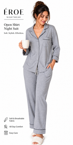 Cotton Sinker Ladies Night Suit 5.60 Oz / 190 GSM